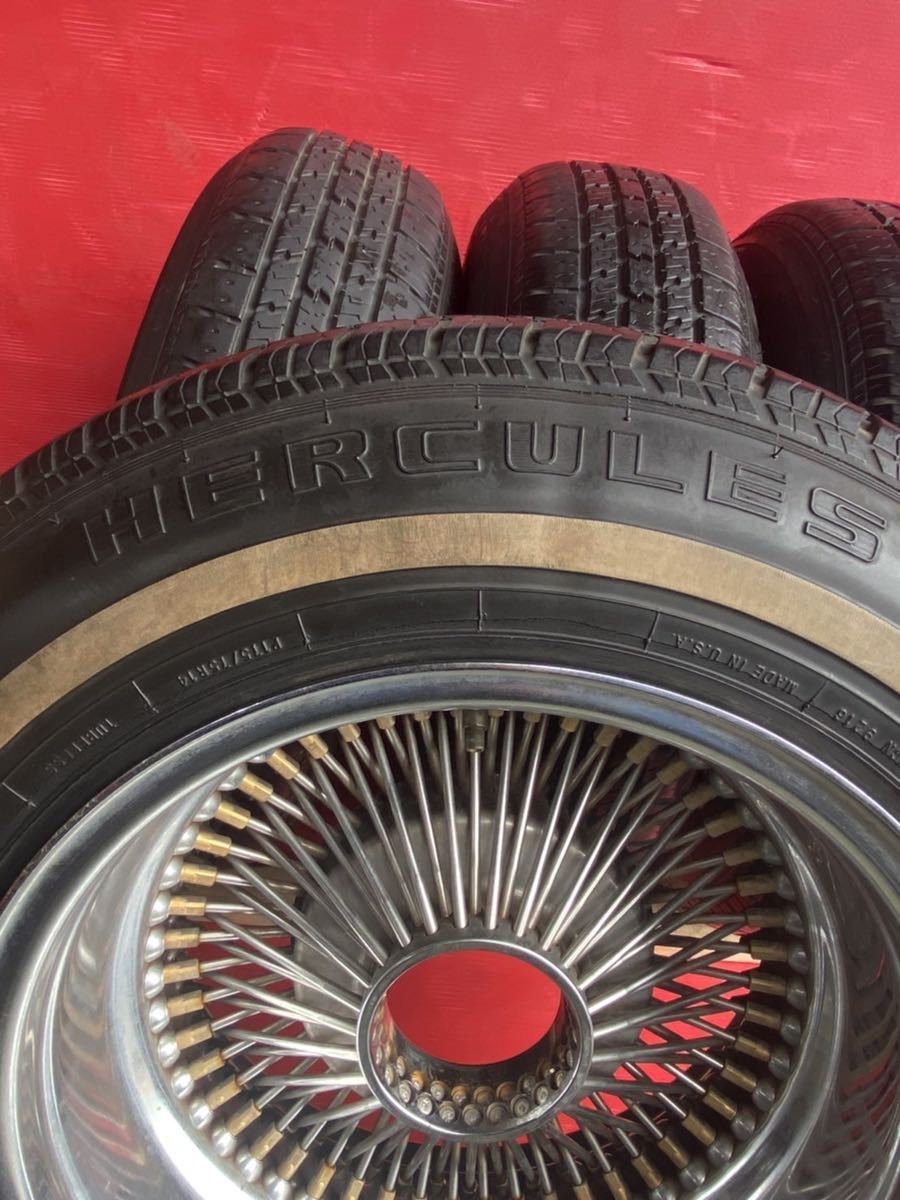 デイトン ワイヤーホイール 14インチ 7.0J 175/75R14 タイヤ ワイヤー