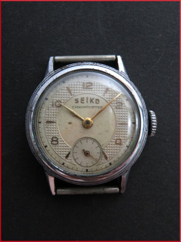 さ行 セイコー SEIKO クロノメーター CHRONOMETER 手巻き スモールセコンド 男性用 メンズ 腕時計 S765 稼働品 気質アップ 