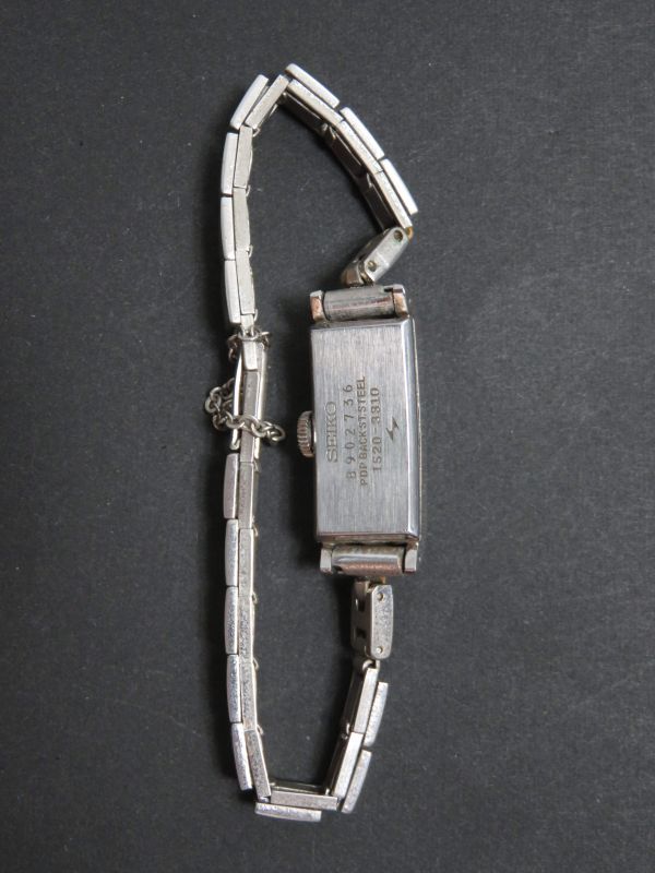 セイコー FINE SEIKO 17石 手巻き 2針 1520-3310 女性用 レディース 腕時計 S716 稼働品_画像4