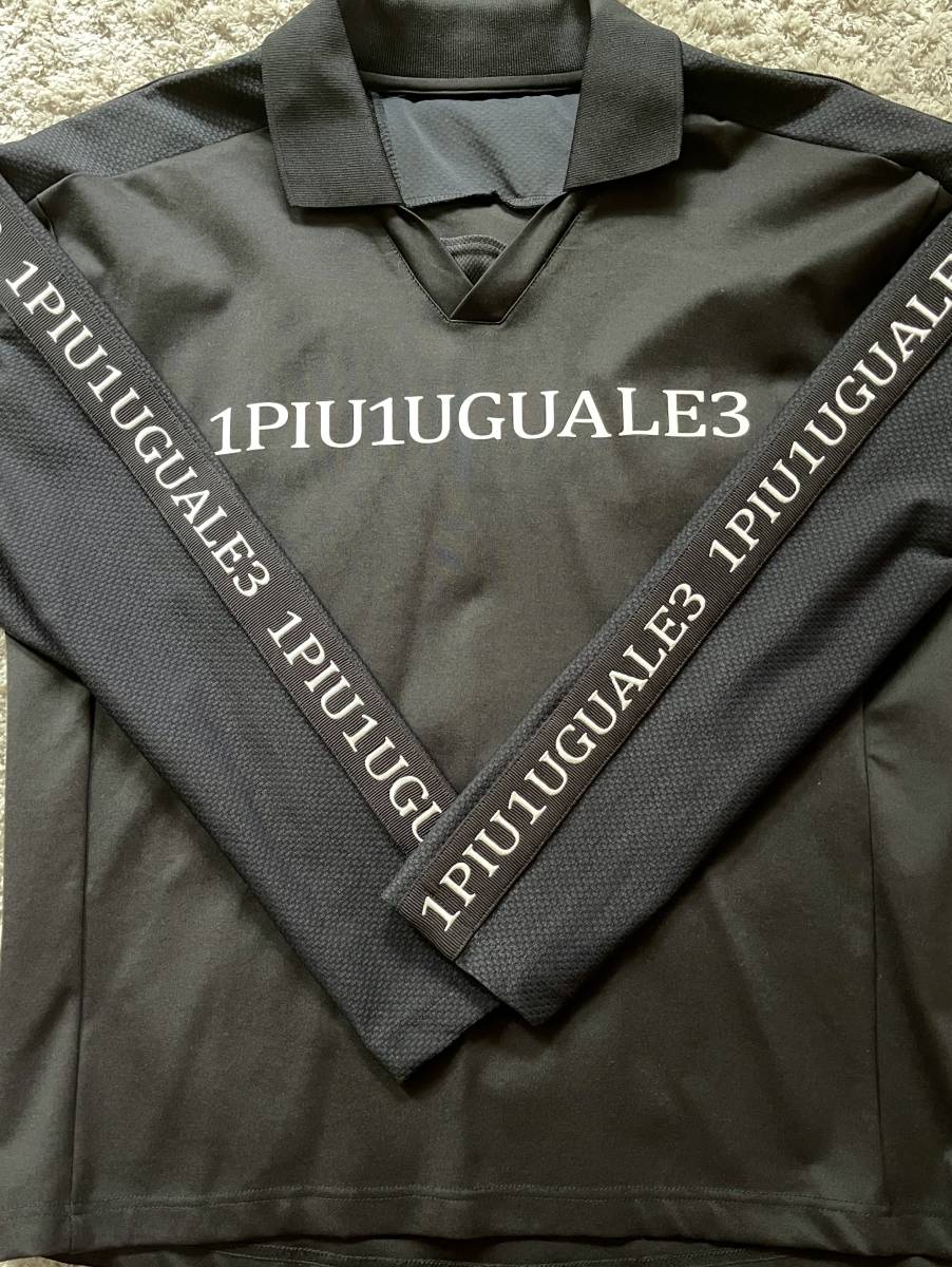 美品 1piu1uguale3 3D立体 パイル セットアップ サイズⅣ トップス