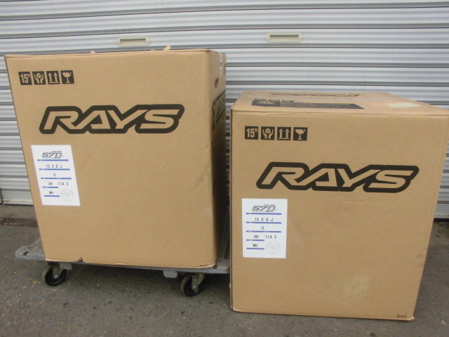 在庫品 即納 RAYS Ｇram Lights 57D Mark-Ⅱ8J インセット0 白 逆そり ディープコン PCD114.3 AE86 軽量 レイズ グラムライツ 57Dマーク2_画像1