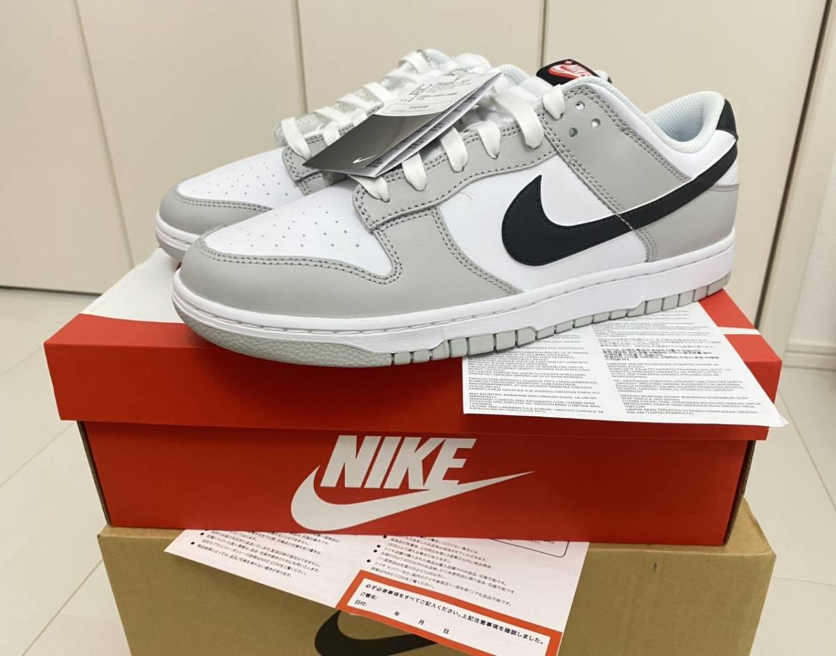 9周年記念イベントが 新品 NIKE ダンク LOW レトロ グレーフォグ econet.bi