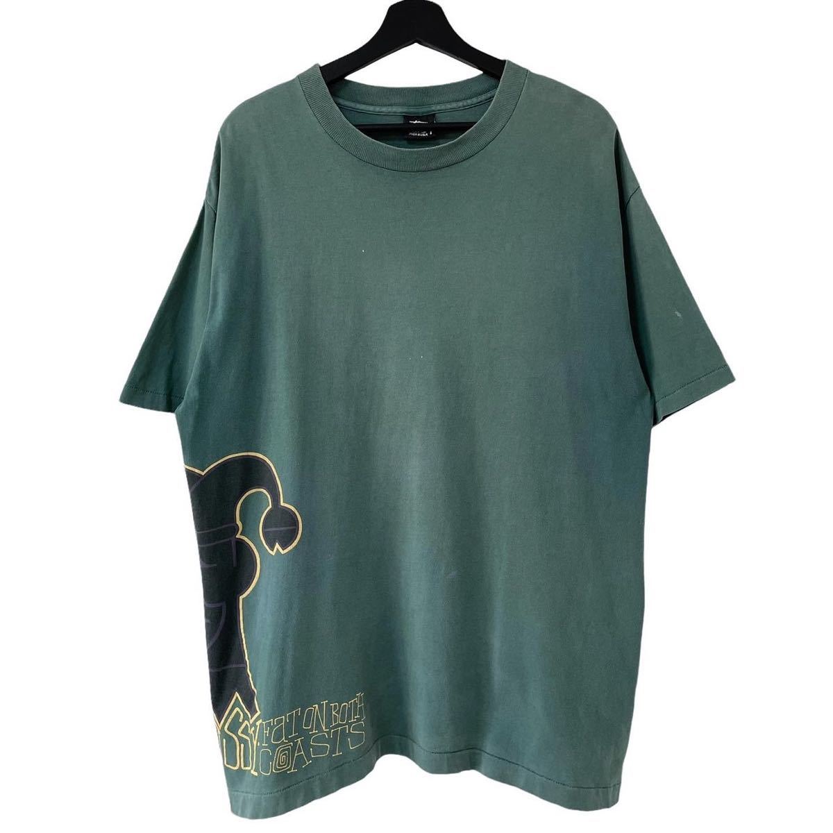 □激レア 希少サイズXL□80s USA製 OLD STUSSY ピエロ Tシャツ XL