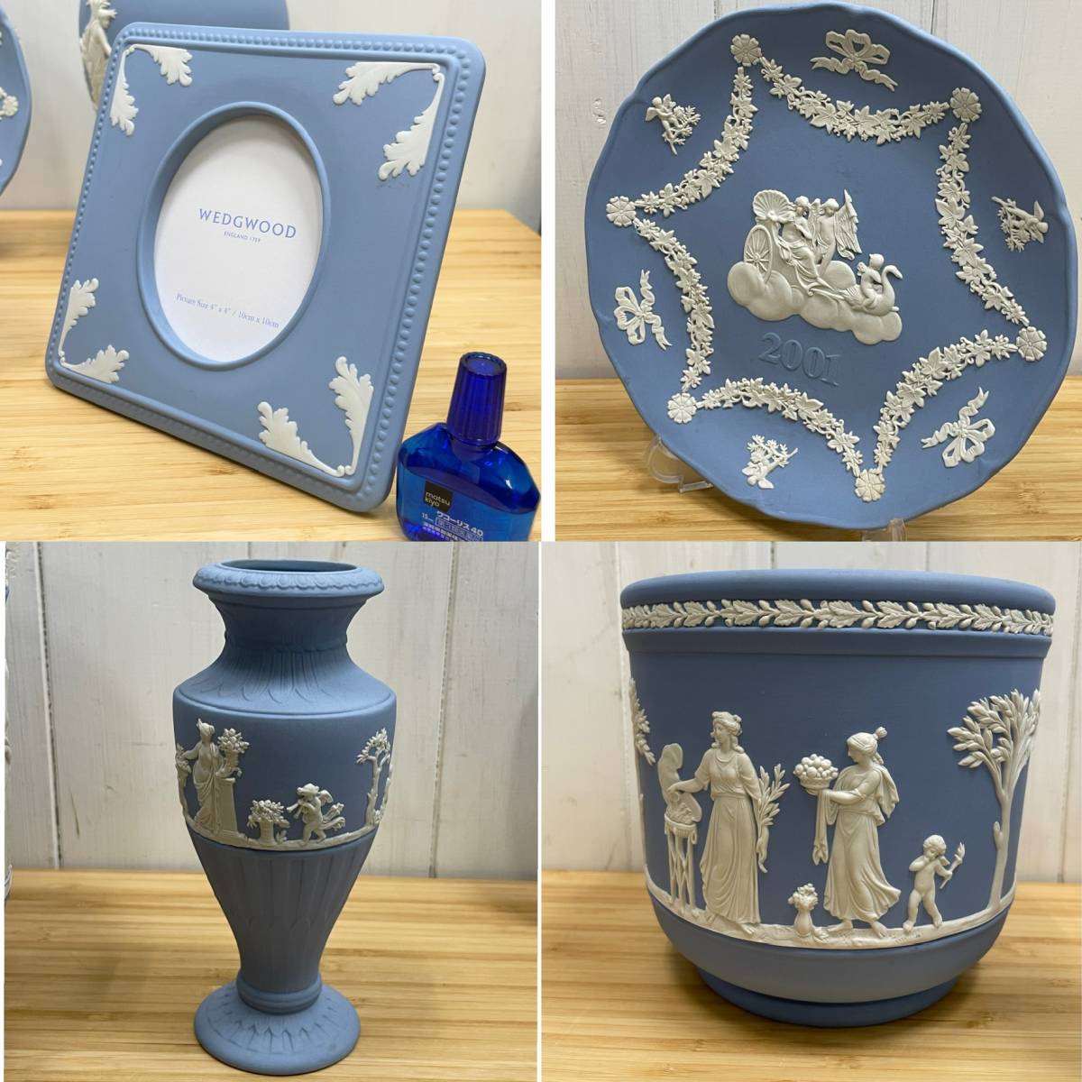 ９点＋１点（おまけ）【まとめ売り】　ウェッジウッド　WEDGWOOD ジャスパー　ブルー　プレート　_画像10