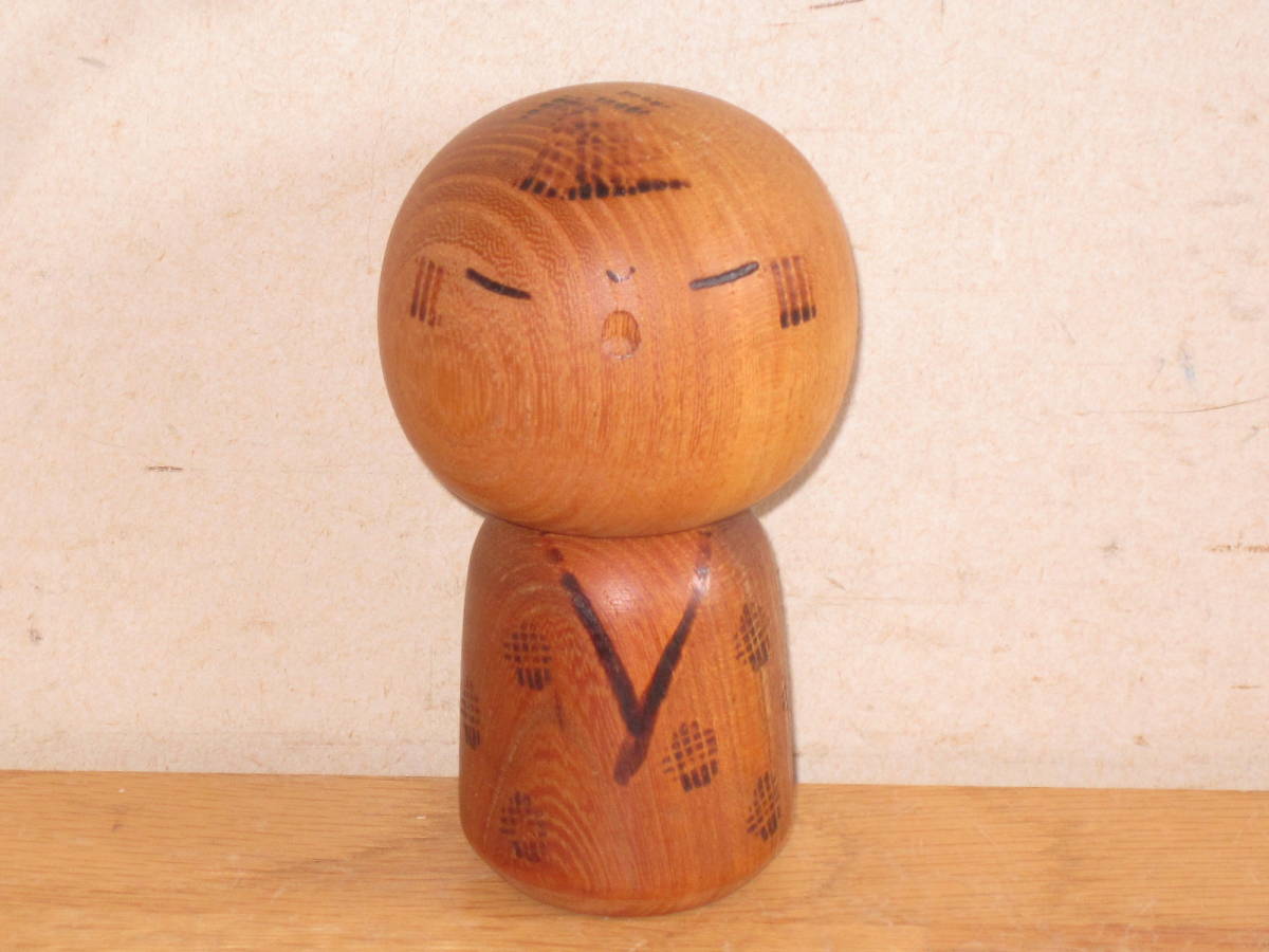 ヤフオク! - こけし#119 村上けん一 高さ9.7cm 創作こけし(検...