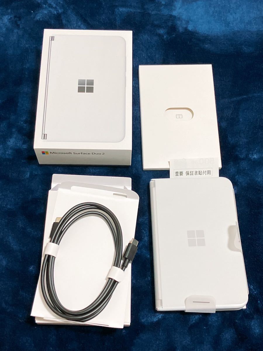 1円〜 Surface Duo 2 128GB スリムペン2 ペンカバー セット 国内版 SIM 