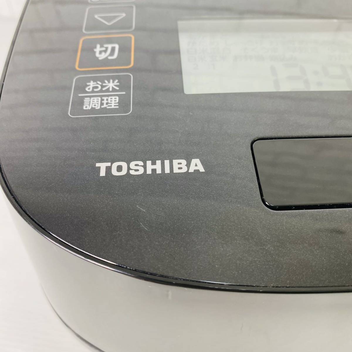 単品購入 TOSHIBA 東芝　RC-6PXR 黒　3合炊き 炊飯器