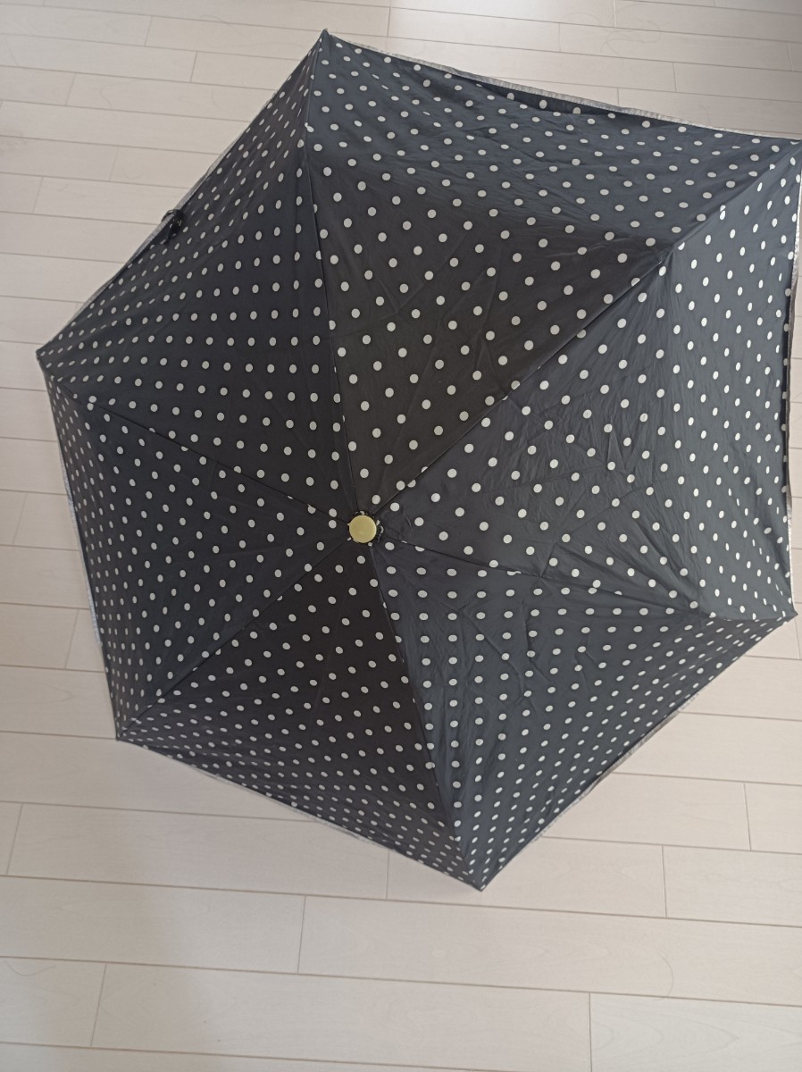 ドット柄日傘