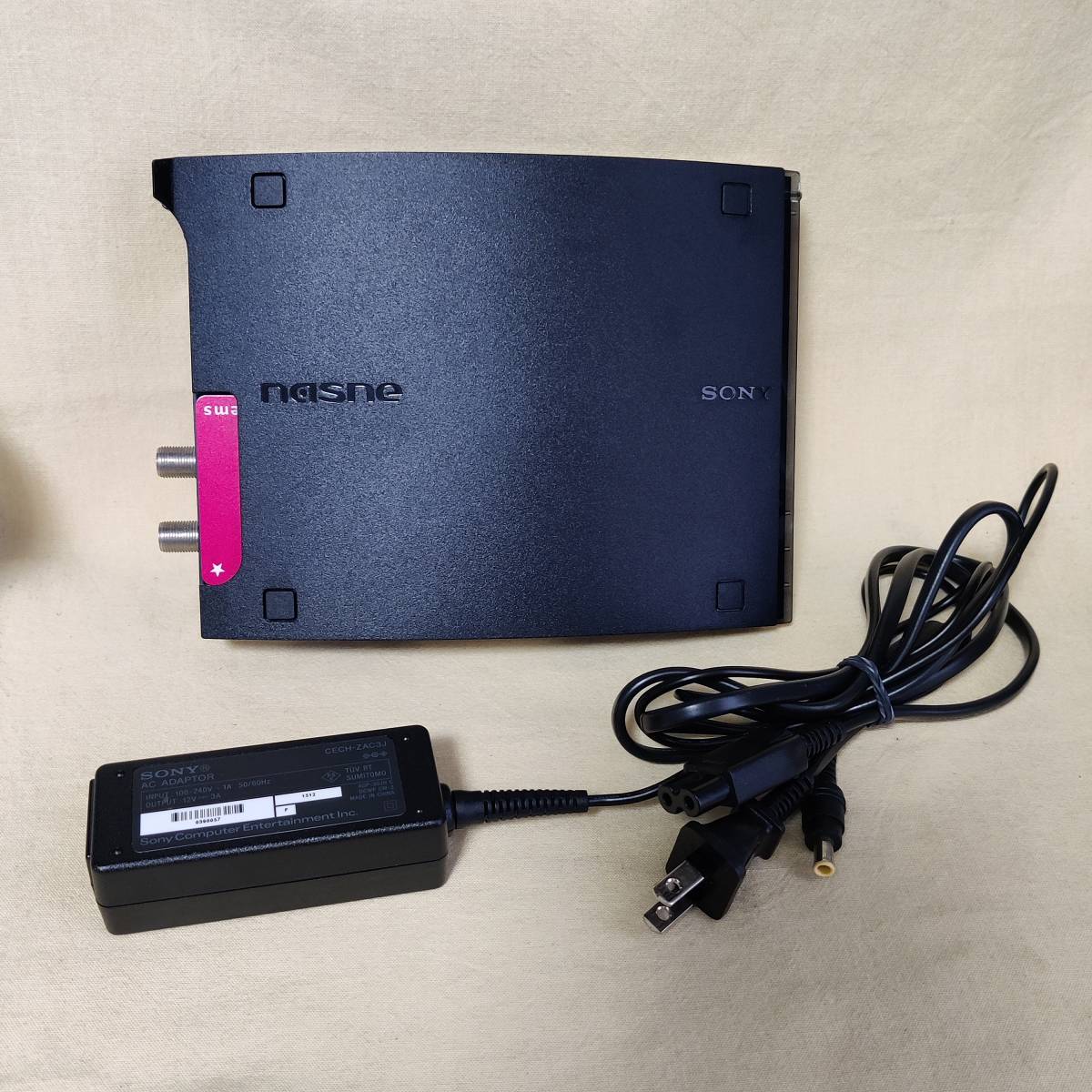 243869】SONY nasne CECH-ZNR1J 500GB FW1.00 本体 動作品 - ゲーム