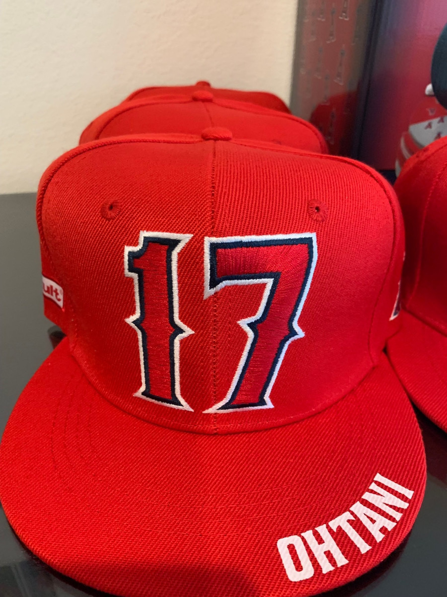 大谷翔平 MLB エンゼルス キャップ 2022年8月13日球場配布品 OHTANI