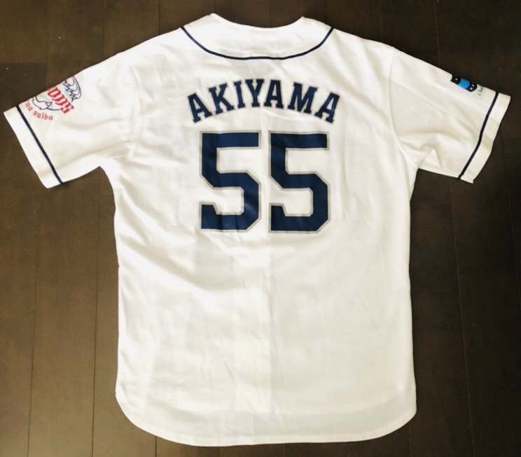 西武 ライオンズ 秋山 翔吾 ユニフォーム 白 ホーム 背番号 55 刺繍 Majestic 製 JERSEY ホワイト SEIBU LIONS NPB 野球 カープ 好きに もの画像3