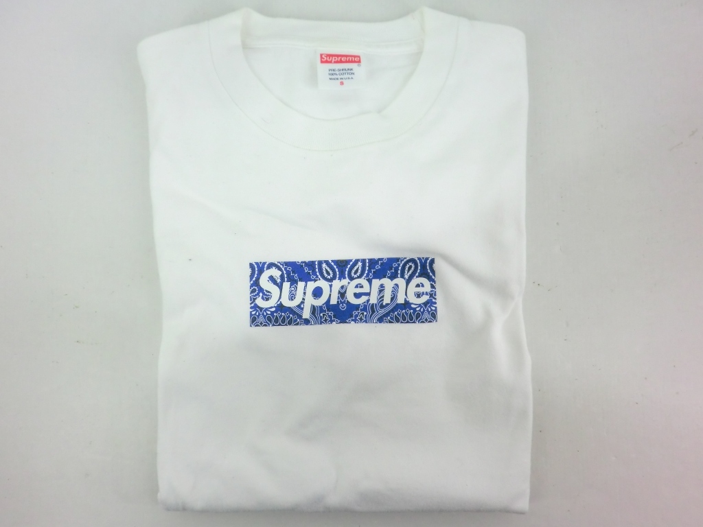 A2202 Supreme シュプリーム Tシャツ サイズM Bandana Box Logo Tee