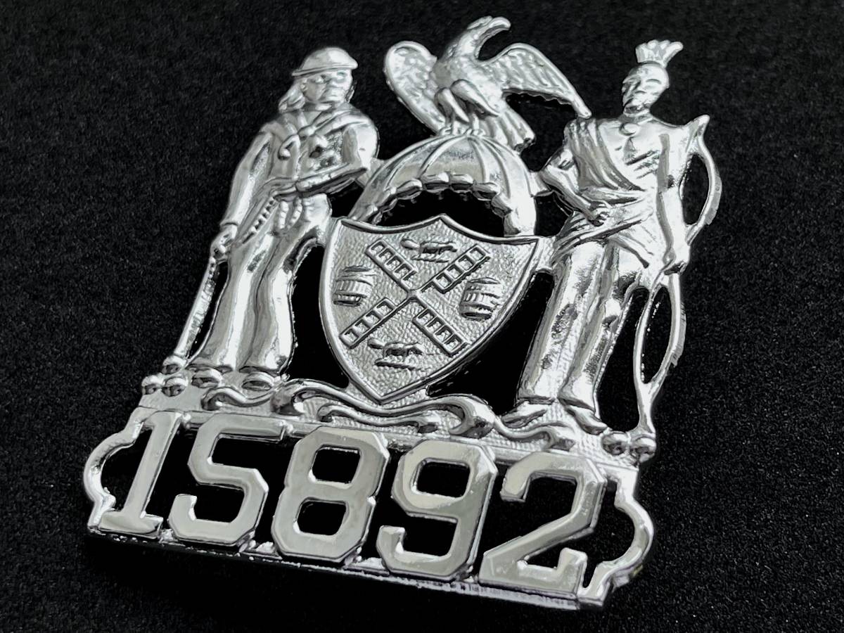 NYPD 実物セカンド Police Officerバッジセット *ニューヨーク市警 NYPD 実物セカンド Police Officerバッジセット *ニューヨーク市警