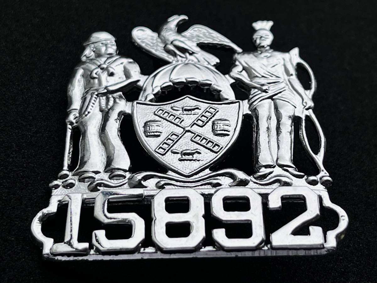 NYPD 実物セカンド Police Officerバッジセット *ニューヨーク市警 NYPD 実物セカンド Police Officerバッジセット *ニューヨーク市警