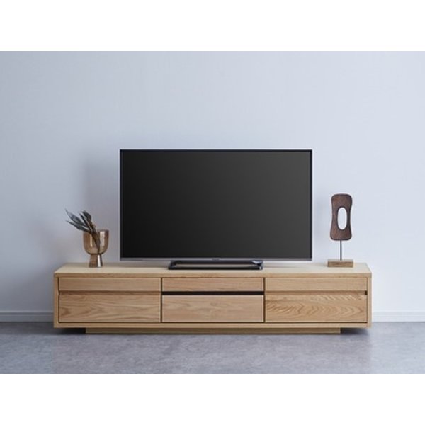大川家具 テレビボード 幅180 無垢材 テレビ台 ローボード オーク