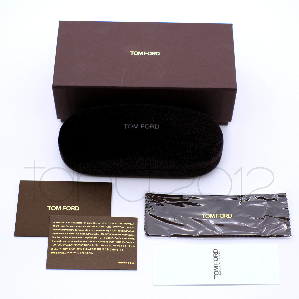 新品本物 TOMFORD TF5541-B 016 シルバー ブルーライトカット ボストン
