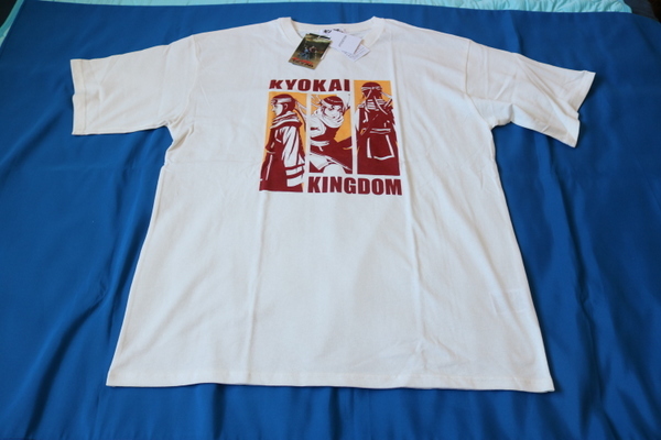 キングダム　キョウカイ　サイズL　Tシャツ　白　ユニセックス　Tシャツ　KINGDOM　新品 未使用　_画像4