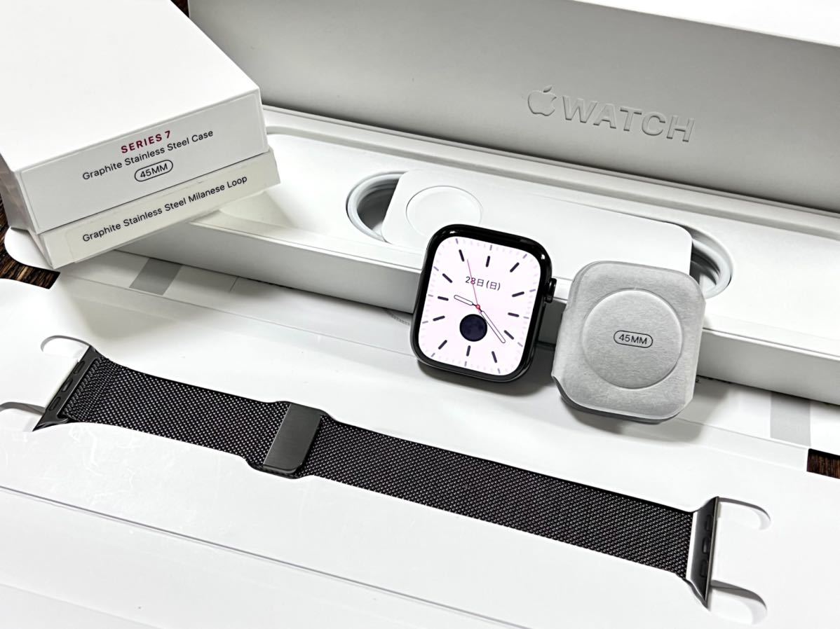 バッテリー100% アップルウォッチ Apple Watch Series 7 45mm
