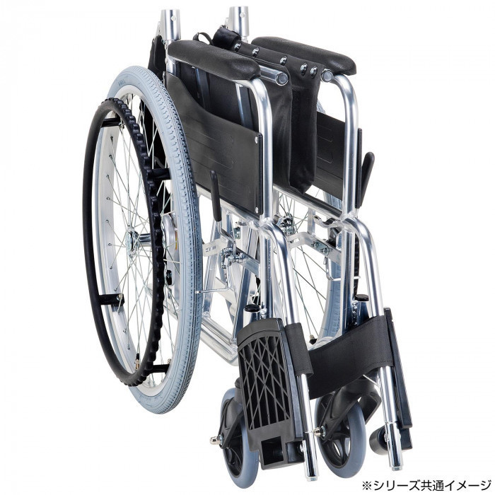 送料無料（一部地域を除く）送料無料（一部地域を除く）カワムラサイクル アルミ自走車いす No.100_ドットブラウン KA822-42B-LO  介援隊カタログ W0026（直送品） 車椅子