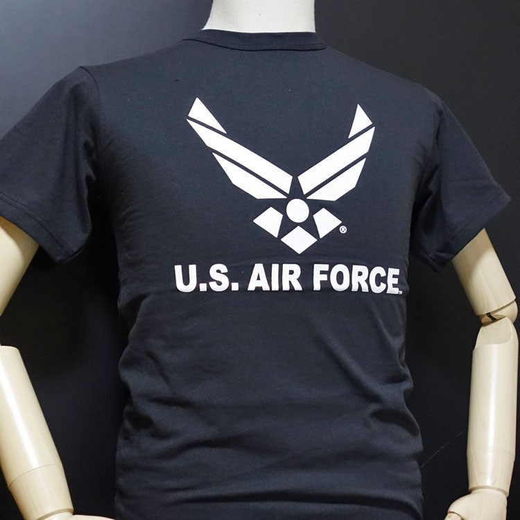 ミリタリー Tシャツ S エアフォース U.S.AIRFORCE オフィシャル ROTHCO ロスコ 新品 ブラック 黒_画像4