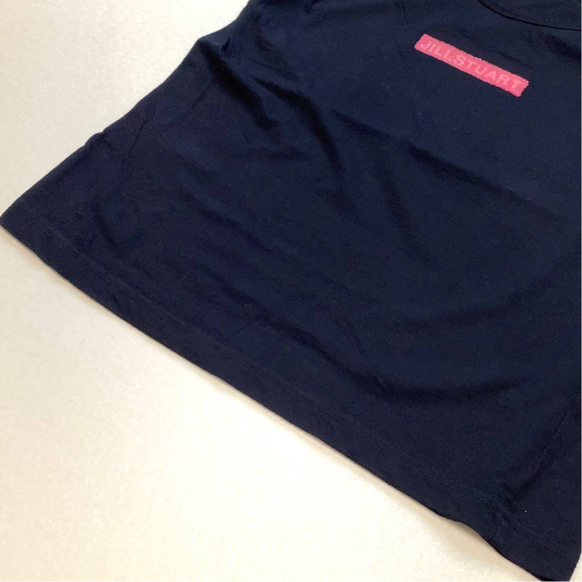  прекрасный товар USA производства JILL STUART Jill Stuart box Logo короткий рукав t рубашка женский M размер соответствует черный розовый fea Lee gran ji