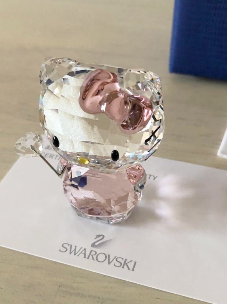 未使用 ハローキティ×Swarovski社 スワロフスキー クリスタル 未使用 ハローキティ×Swarovski社 スワロフスキー クリスタル