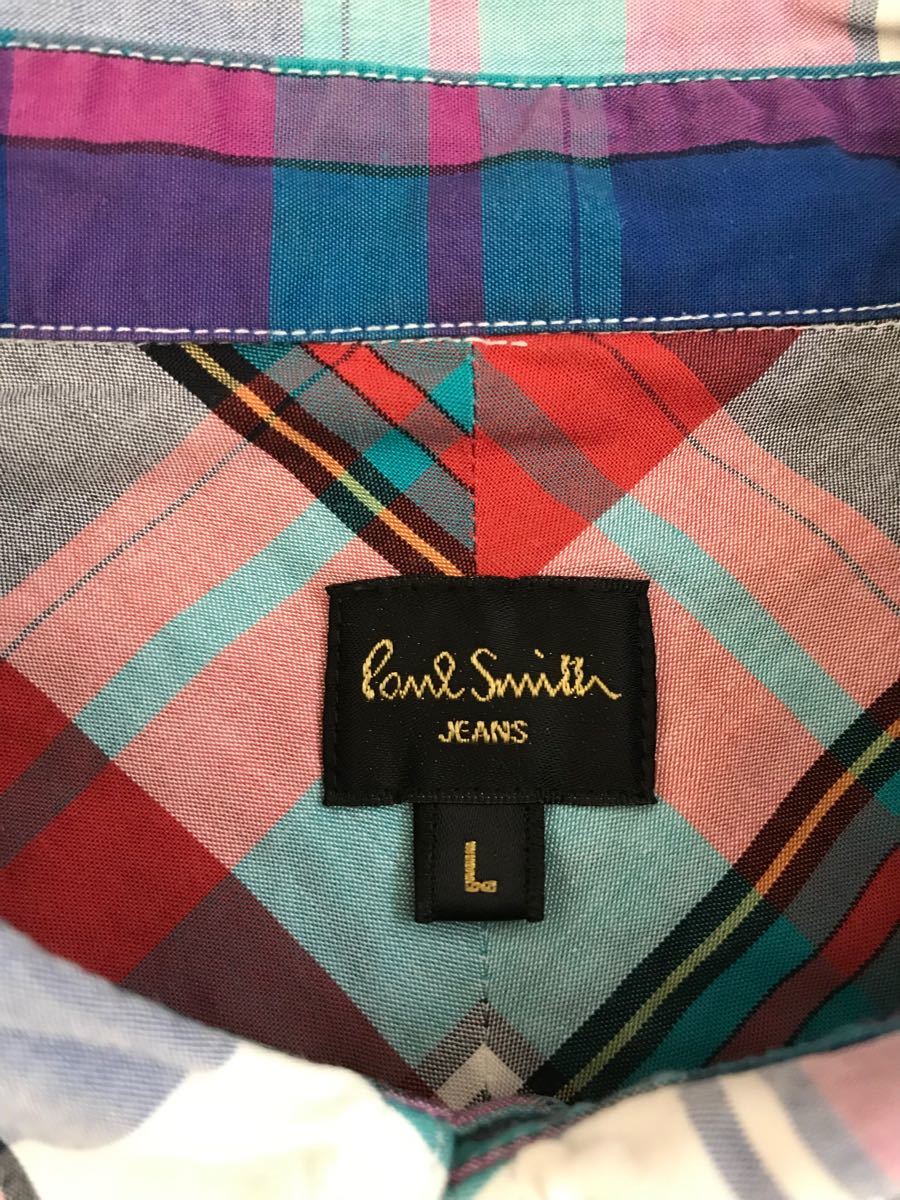 Paul Smith ポールスミス チェックシャツLサイズ