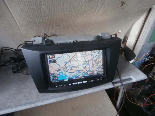 BL5FW マツダ アクセラで使用 SANYO 純正 メモリ－ナビ NVA-MS5210 C9Y7 V6 650 地図デ－タ MAP10.0 CD.DVD.MS.ワンセグ.USB_画像2