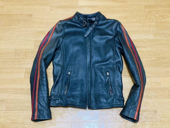 [Цена около 100 000] Schott Shott xs Riders Jacket Cow Кожаная кожа модель скидка редкая кожаная кожа Jeanbio опасность Леона Стиль