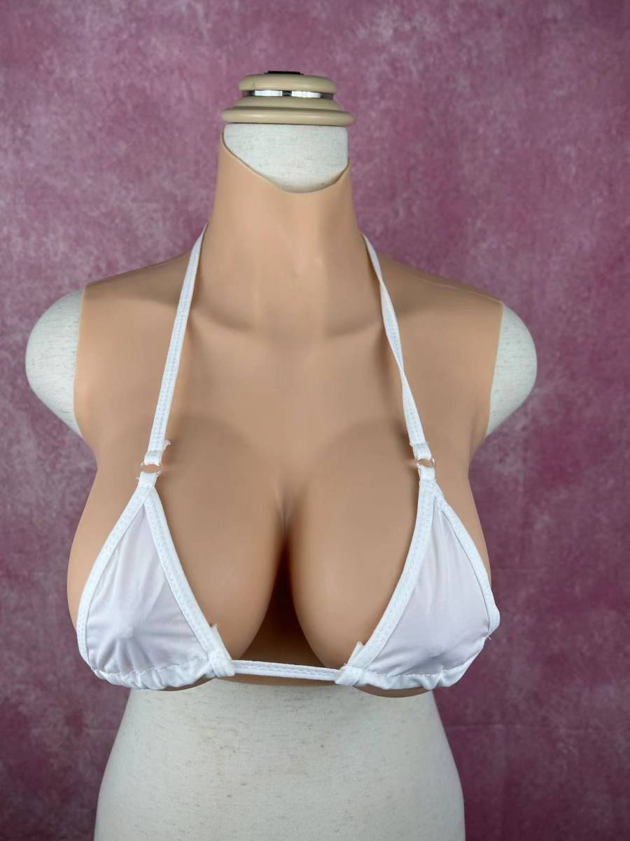新入荷 大 Dカップ 中身液状シリコン シリコンバスト 偽乳 女装 公式通販激安店舗 シリコンバスト 人工乳房 コスプレ 女装 Dカップ カラー1 コスプレ