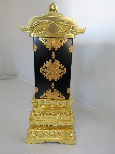 【特別販売品】純三方金 五重座回位牌 中京形(札板幅15cm高31cm厚1cm)長期在庫品の為、特価セール価格 高級仏具通販 管理番号「4044」_画像2
