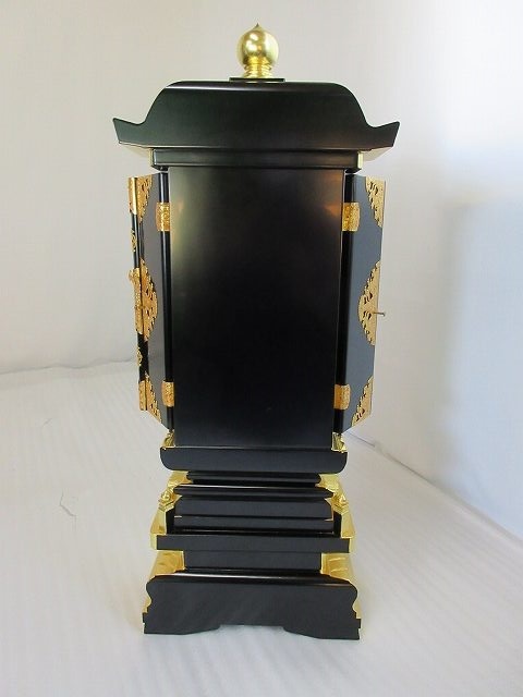 【特別販売品】純三方金 五重座回位牌 中京形(札板幅15cm高31cm厚1cm)長期在庫品の為、特価セール価格 高級仏具通販 管理番号「4044」_画像9