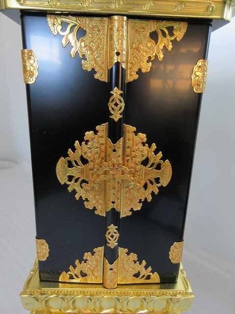 【特別販売品】純三方金 五重座回位牌 中京形(札板幅15cm高31cm厚1cm)長期在庫品の為、特価セール価格 高級仏具通販 管理番号「4044」_画像7