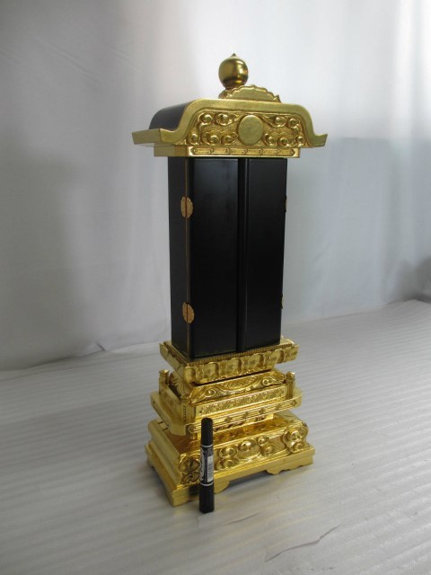 特別販売品】三方金 中京型五重過去帳回NO.1 9号 劣化有(総高約 特別販売品】三方金 中京型五重過去帳回NO.1 9号 劣化有(総高約