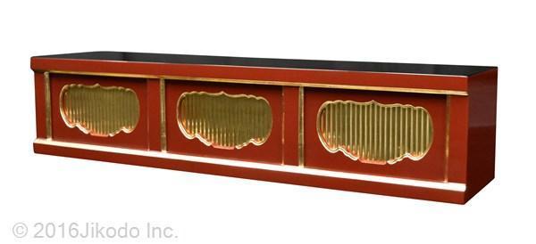 受注生産品、限定サイズの特価品】三間仏像台 幅 受注生産品、限定サイズの特価品】三間仏像台 幅
