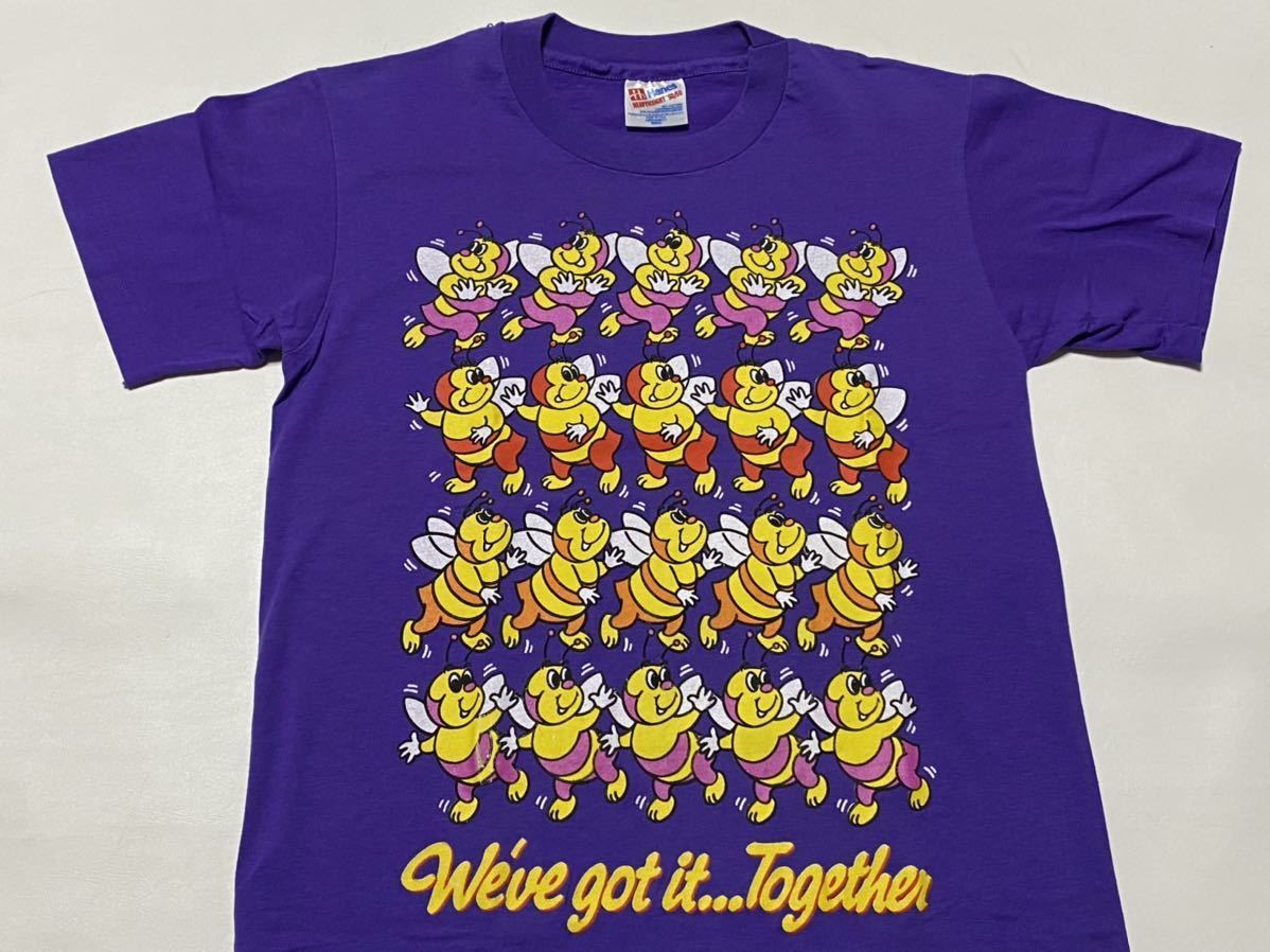 Hanes We've got it...Together 蜂いっぱい プリントTシャツ Sサイズ ビンテージ古着 90's 90年代 vintage ヘインズ 2000's_画像1