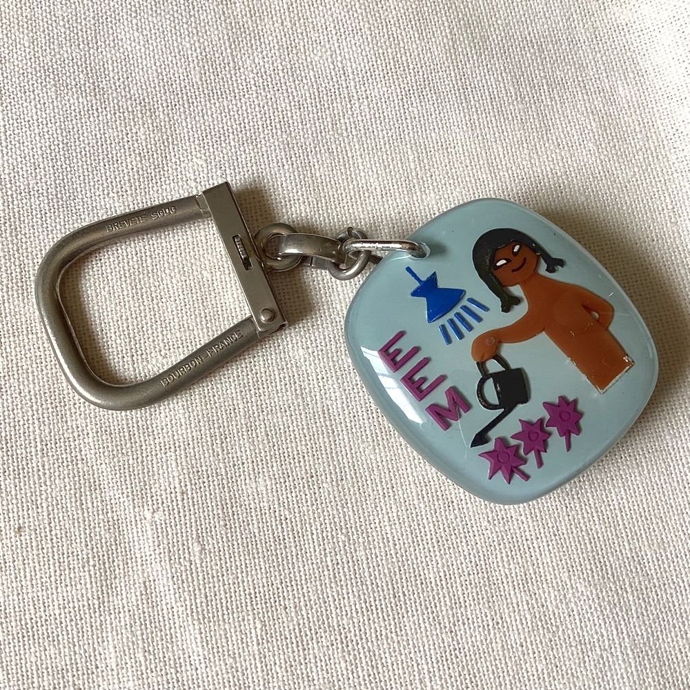 60s フレンチキーホルダー ブルボン LEFOR OPENO EEM 人魚-