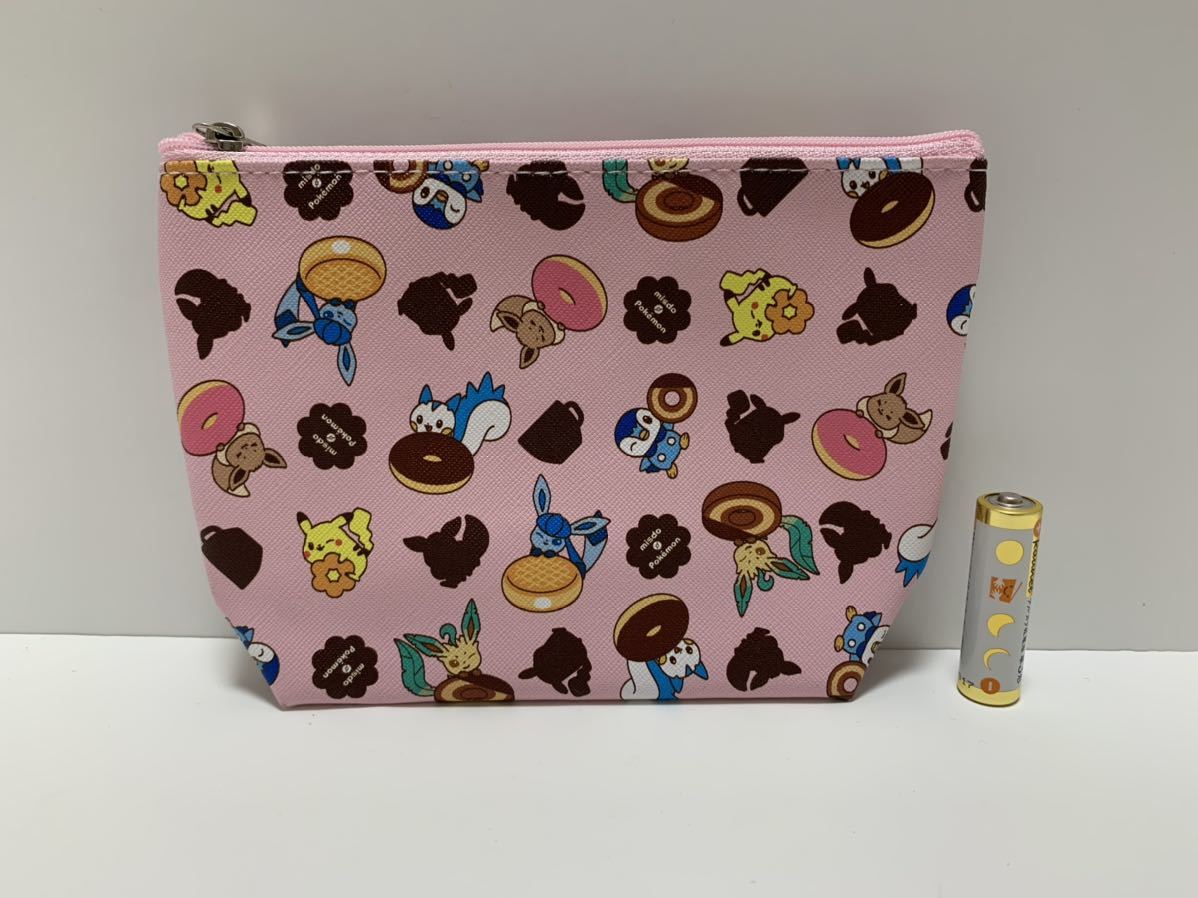  rare pretty! Mister Donut Pokemon pouch unused goods goods collection case case make-up pouch 