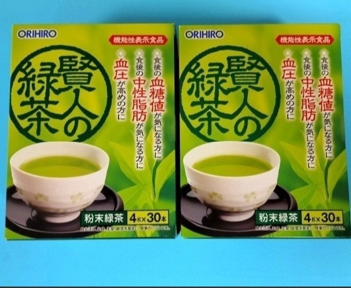 新品 ORIHIRO オリヒロ  賢人の緑茶 60包（2箱分）