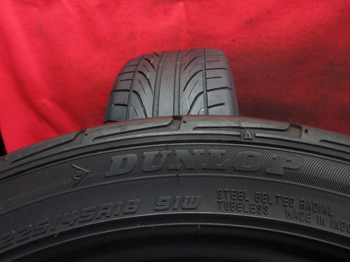 タイヤ 2本 225/45R18 ダンロップ ディレッツァ DIREZZA DZ 101 2020年 溝アリ 送料無料★13143T_画像4