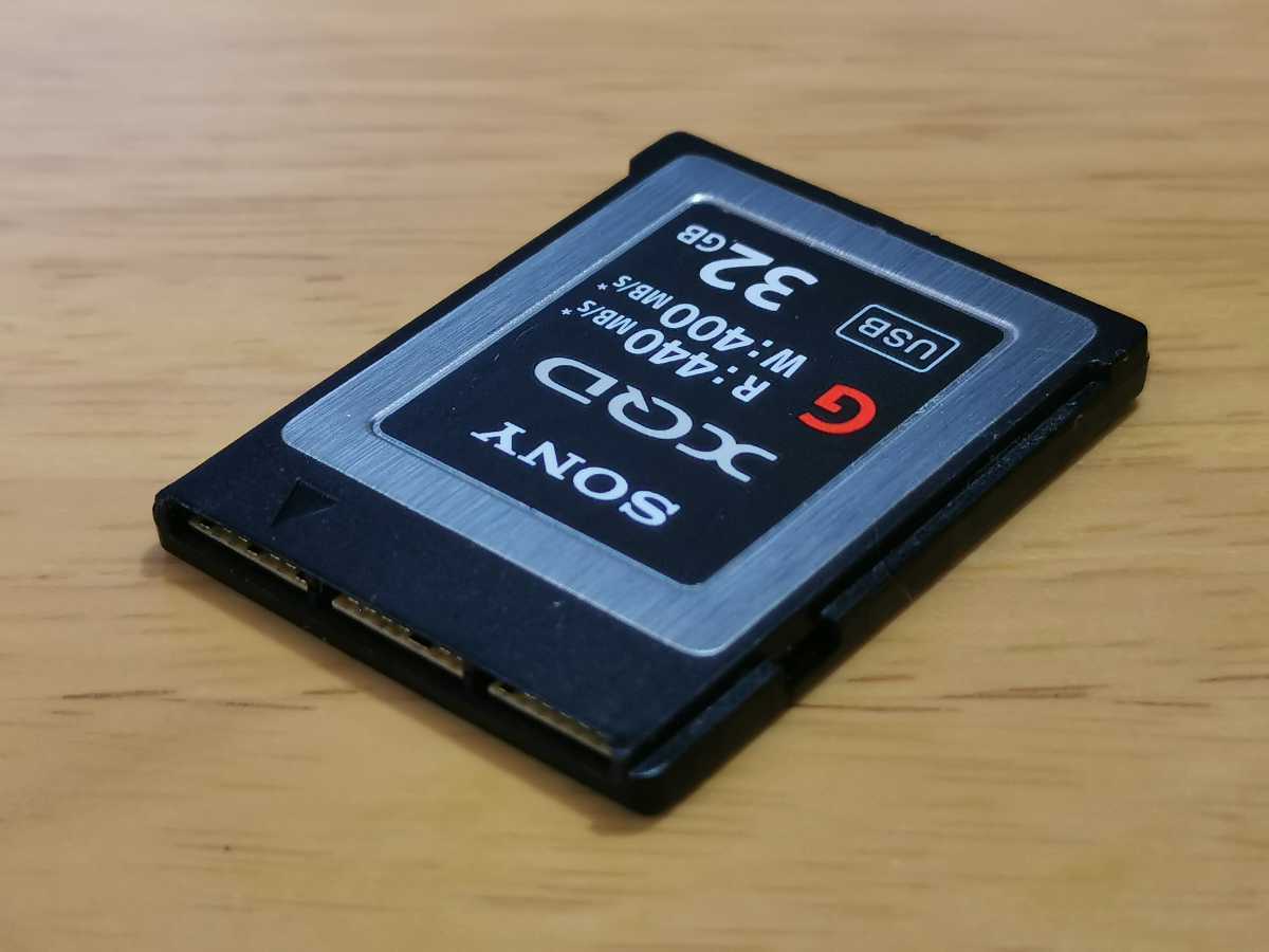 送料無料！SONY XQDメモリーカード QD-G32E 32GB フォーマット済み 