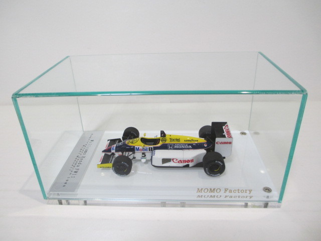 Tameo プロ(百瀬氏) 完成品 1/43 ウィリアムズ・ホンダ FW11 N.マンセル コンストラクターズ・チャンピオン 1986_高級アクリルケース付き。