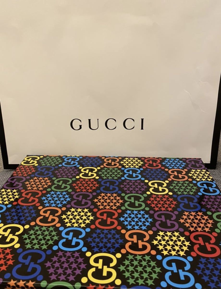 未使用本物新品 GUCCI GGサイケデリック シルク ストール スカーフ