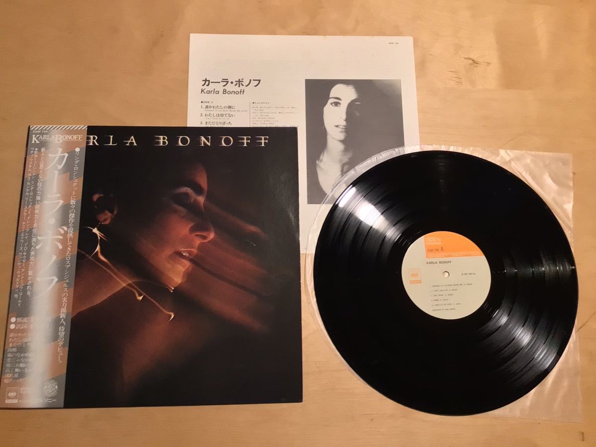【帯付LP】KARLA BONOFF カーラ・ボノフ (25AP 744) / LINDA RONSTADT / 1977年日本盤美品_画像1
