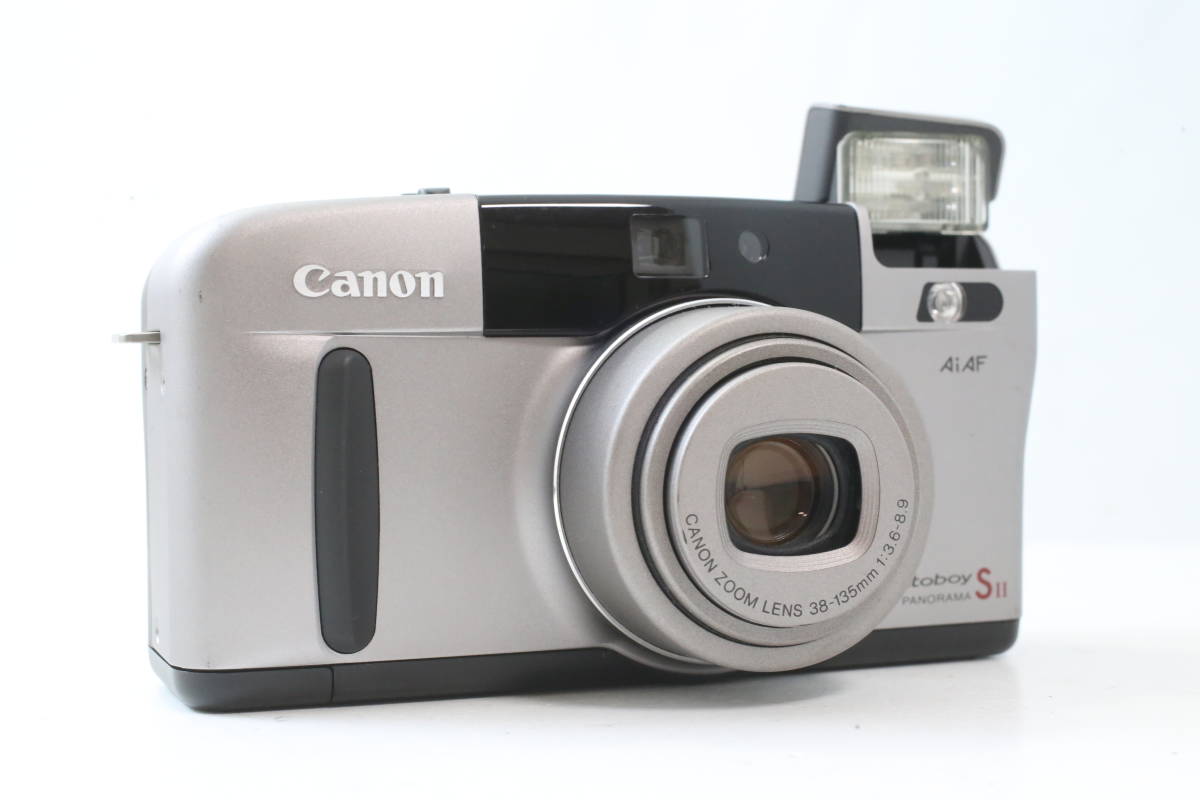 【動作好調】キャノン オートボーイ Canon Autoboy S II PANORAMA 38-135mm コンパクトフィルムカメラ (R1087)_画像2