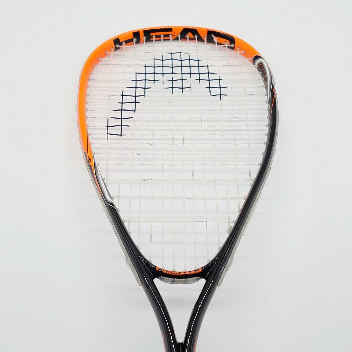 HEAD ヘッド AFT Cyber サイバー 2.0 Squash Racket スカッシュラケット メンズ レディース スポーツ ブラック オレンジ ケース tp-22x669_画像2