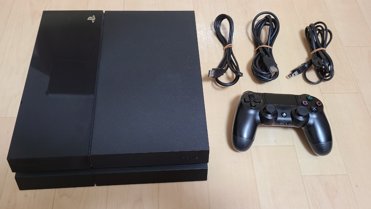 PS4本体 【ジャンク品】 　PlayStation4 ジェット・ブラック 500GB （CUH-1100AB01）