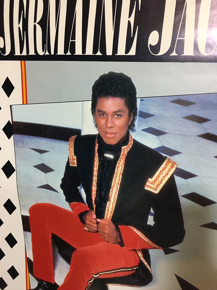 【ポスター】【超レア】Jermaine Jackson｜ジャーメイン・ジャクソン｜Dynamite｜ダイナマイト｜1984年【ファン必携】【入手困難】の画像1