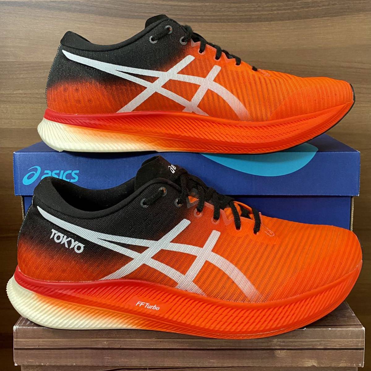 美品】アシックス メタスピードスカイ /asics軽量厚底カーボン