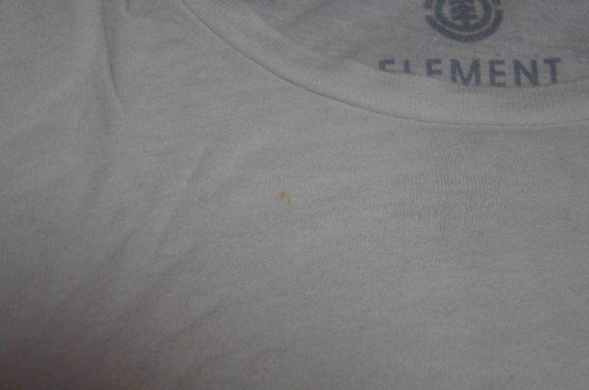 送込 エレメント ELEMENT 半袖Tシャツ 白×オレンジ　マダースアプス シグネーチャー 格安出品 _画像7